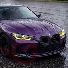 Load image into Gallery viewer, BMW CSL Yellow DRL LED Modules 4-Piece Set for G80 G81 M3 G22 G23 G26 G82 G83 M4 Laser Headlights