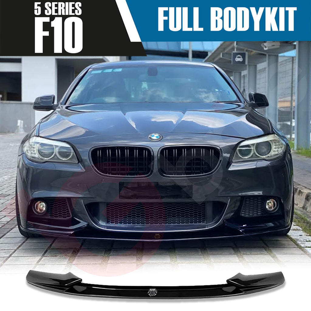BMW 5 SERIES F10 SALOON 2011 - 2016 GLOSS BLACK FULL BODYKIT
