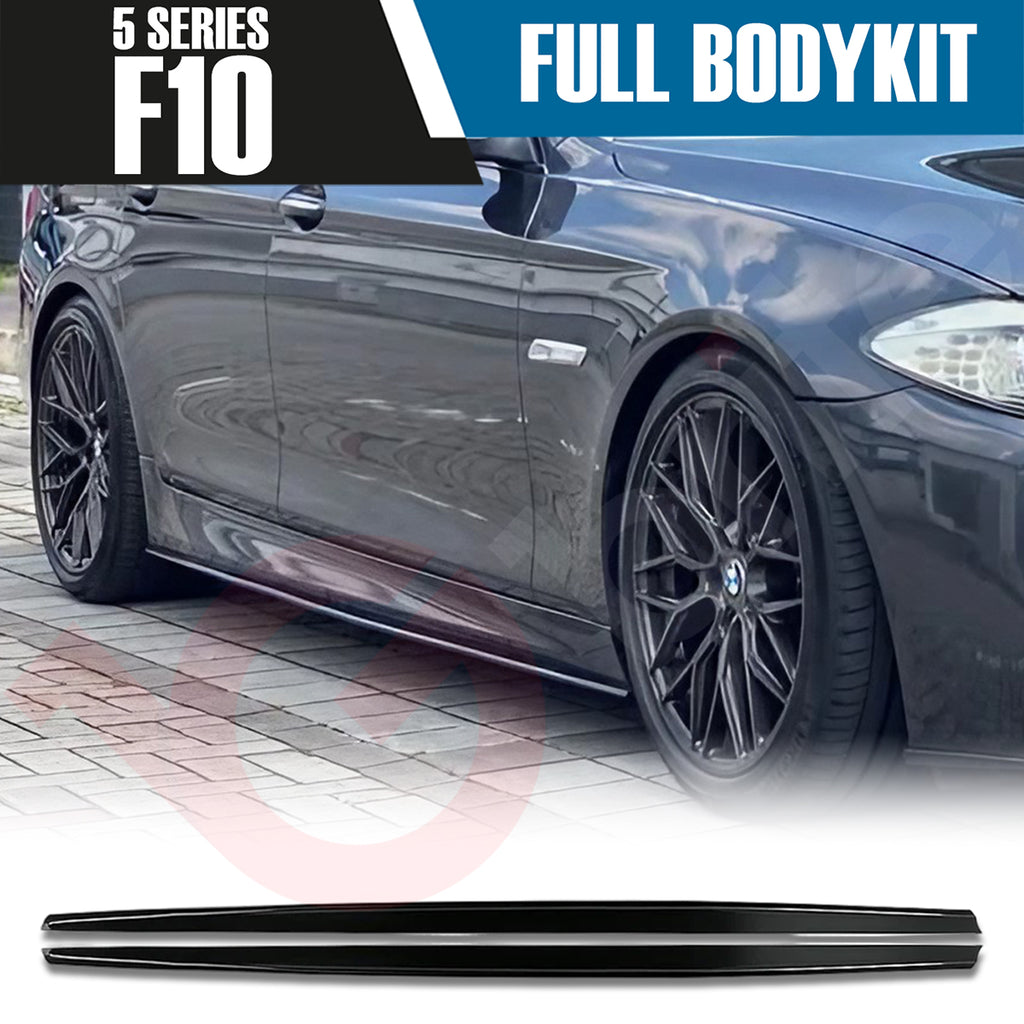 BMW 5 SERIES F10 SALOON 2011 - 2016 GLOSS BLACK FULL BODYKIT