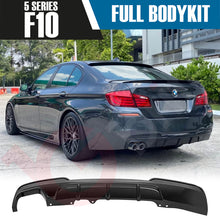 Load image into Gallery viewer, BMW 5 SERIES F10 SALOON 2011 - 2016 GLOSS BLACK FULL BODYKIT