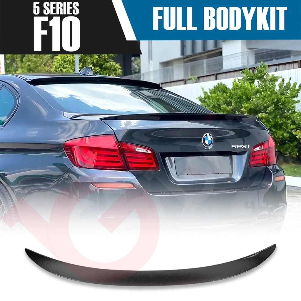 BMW 5 SERIES F10 SALOON 2011 - 2016 GLOSS BLACK FULL BODYKIT