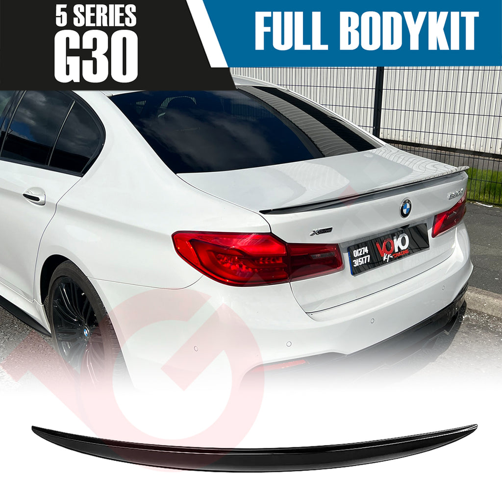 BMW 5 SERIES G30 Saloon 2017 - 2020 GLOSS BLACK FULL BODYKIT