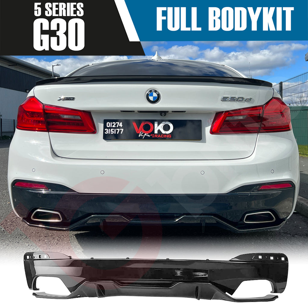 BMW 5 SERIES G30 Saloon 2017 - 2020 GLOSS BLACK FULL BODYKIT