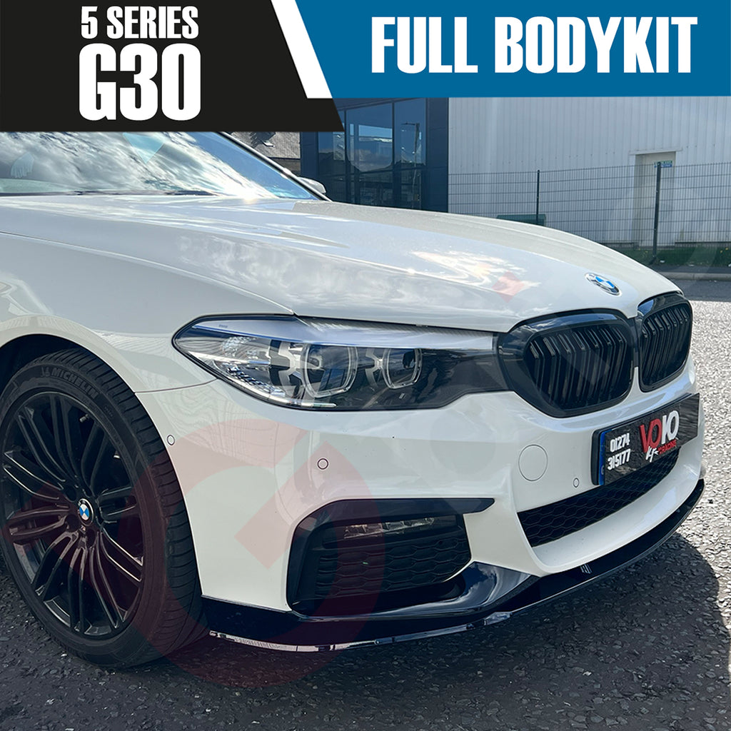 BMW 5 SERIES G30 Saloon 2017 - 2020 GLOSS BLACK FULL BODYKIT