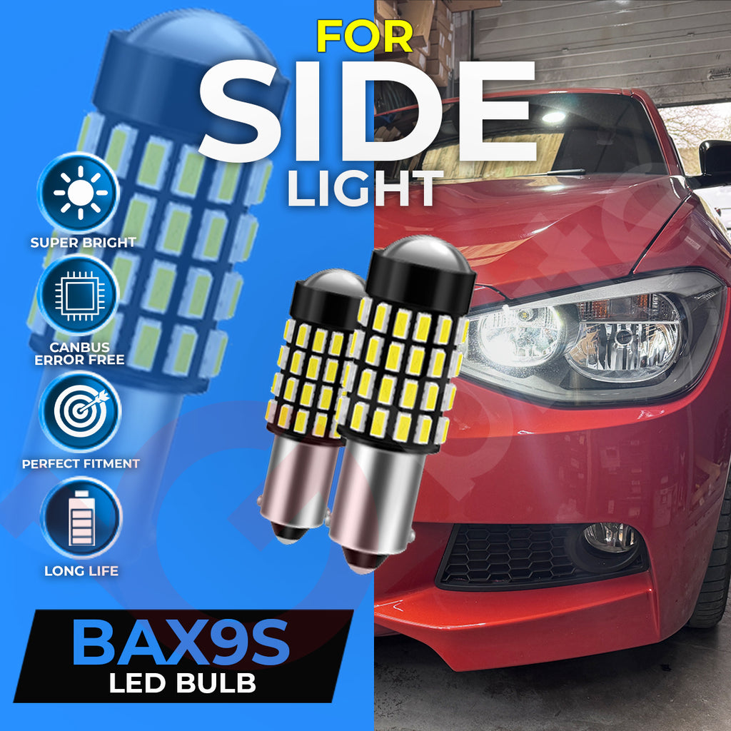 BMW F20 PACKAGE DIPPED BEAM SIDELIGHTS DAYTIME LIGHTS LED WHITE SUPER BRIGHT BULBS