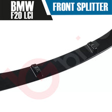 Load image into Gallery viewer, BMW 1 SERIES F20 F21 LCI 2015 - 2019 GLOSS BLACK FRONT BUMPER SPLITTER LIP