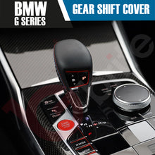 Load image into Gallery viewer, BMW M3 G80 G81 &amp; M4 G82 G83 GENUINE PRE-PREG CARBON FIBRE GEAR KNOB TRIM
