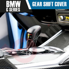 Load image into Gallery viewer, BMW M3 G80 G81 &amp; M4 G82 G83 GENUINE PRE-PREG CARBON FIBRE GEAR KNOB TRIM