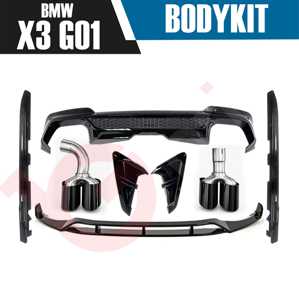 BMW X3 G01 2018 - 2022 GLOSS BLACK AERO FULL BODYKIT