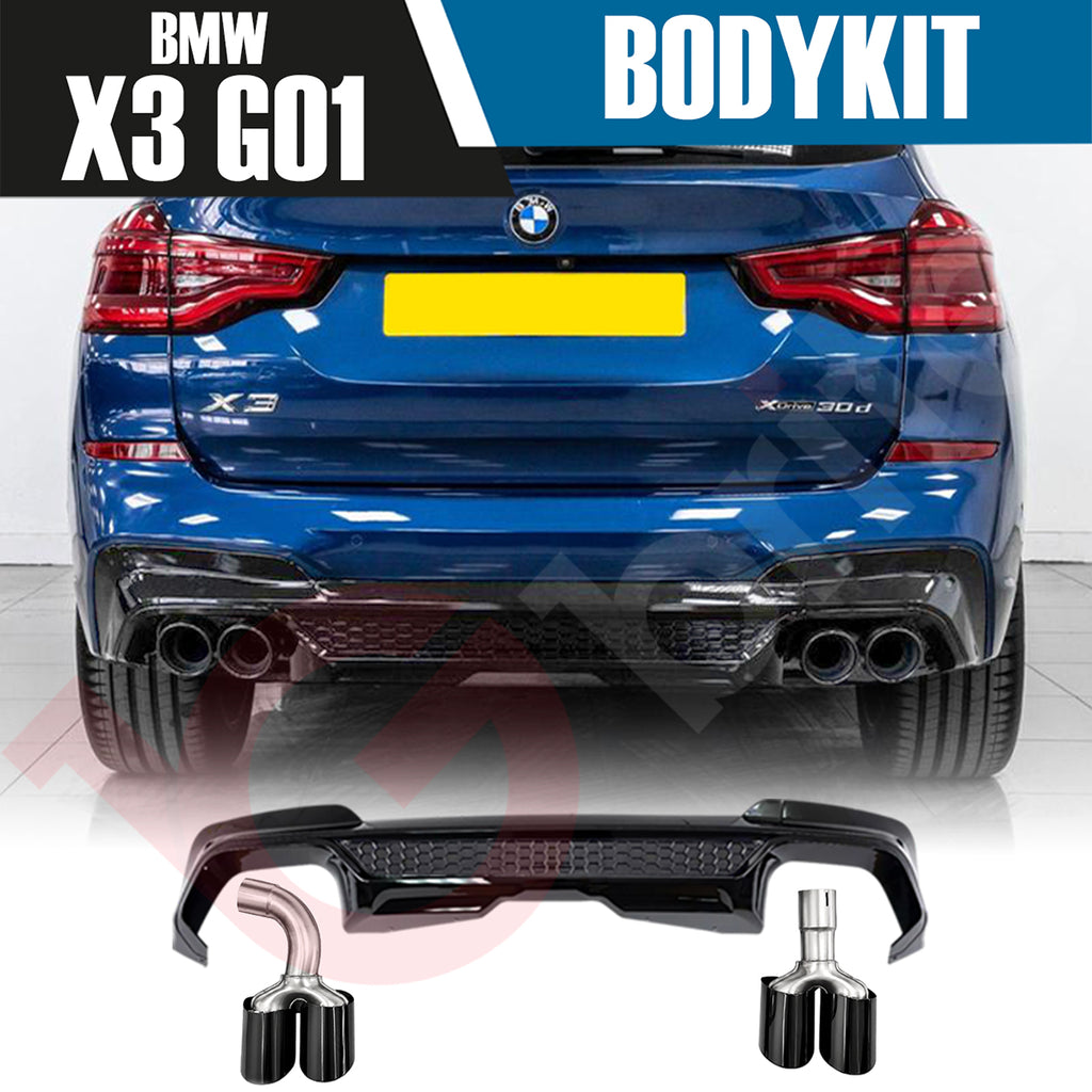 BMW X3 G01 2018 - 2022 GLOSS BLACK AERO FULL BODYKIT