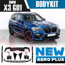 Load image into Gallery viewer, BMW X3 G01 2018 - 2022 GLOSS BLACK AERO FULL BODYKIT
