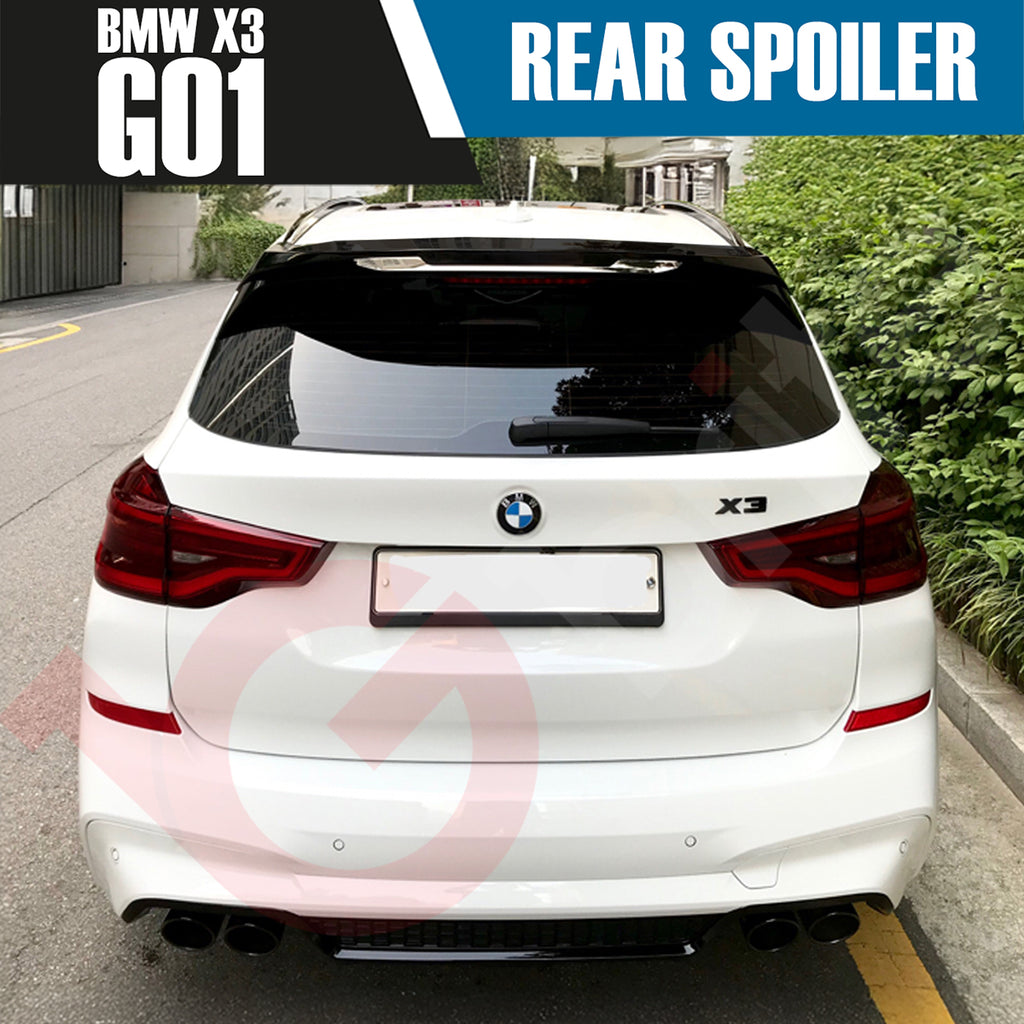 BMW X3 G01 GLOSS BLACK REAR ROOF BOOT SPOILER M PERFORMANCE STYLE 2018-22