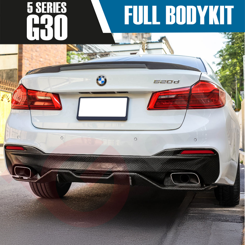 BMW 5 SERIES G30 Saloon 2017 - 2020 CARBON FIBRE STYLE FULL BODYKIT