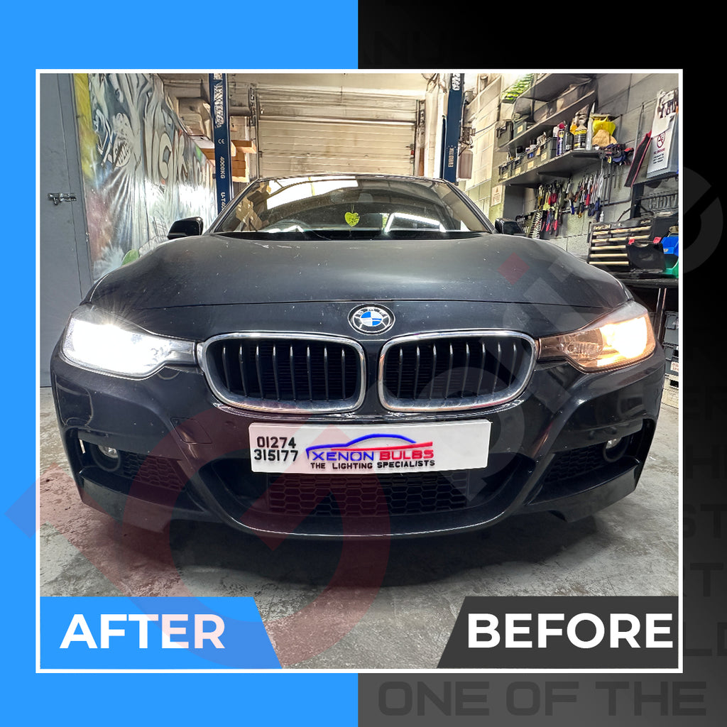 BMW F30 PACKAGE DIPPED BEAM SIDELIGHTS DAYTIME LIGHTS LED WHITE SUPER BRIGHT BULBS