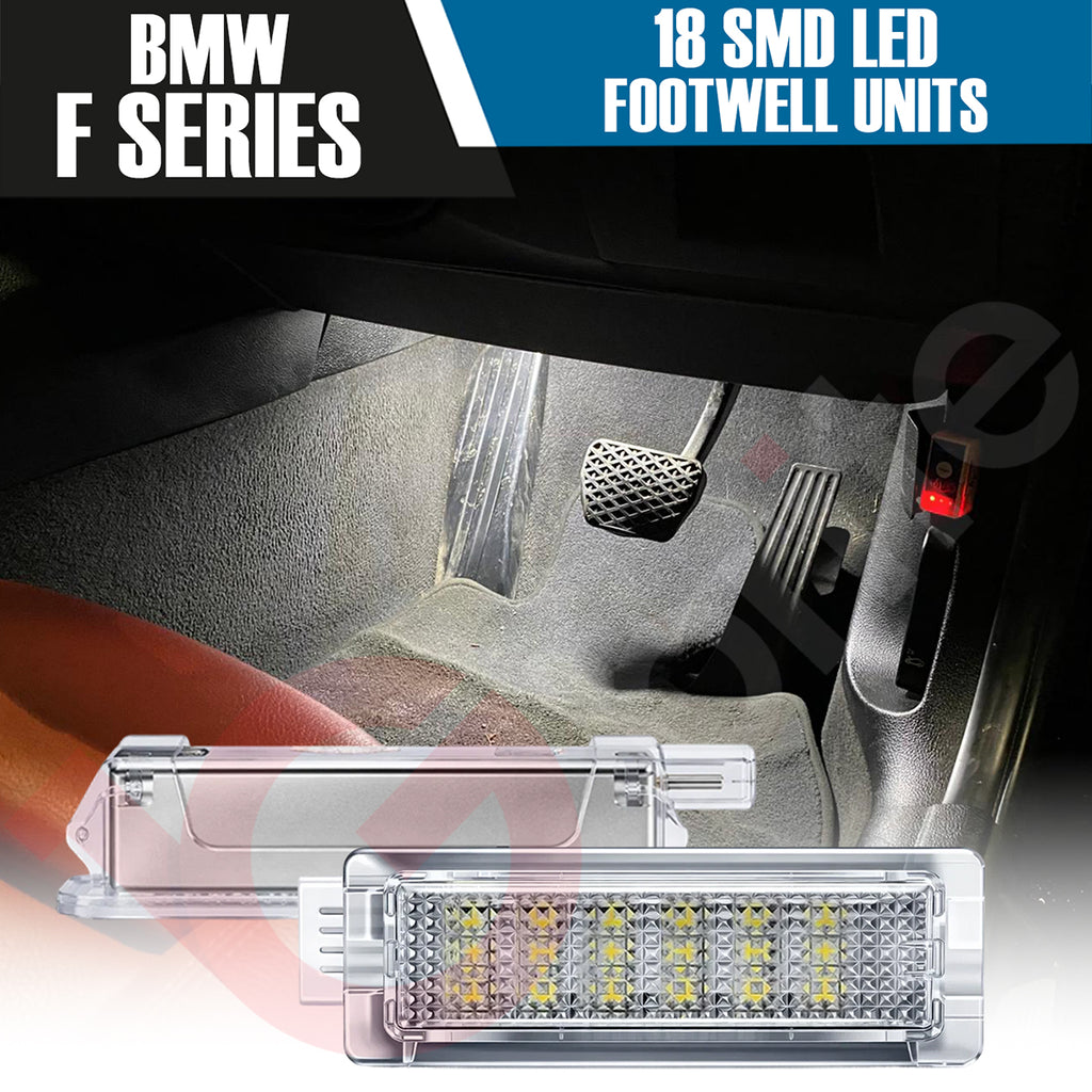 BMW 18 SMD LED FOOTWELL LIGHT UNITS 4 Pin UPGRADE FOR F20 F21 F22 F30 F31