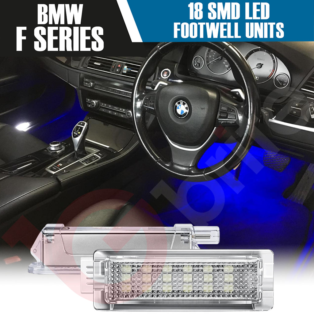 BMW 18 SMD LED FOOTWELL LIGHT UNITS 4 Pin UPGRADE FOR F20 F21 F22 F30 F31