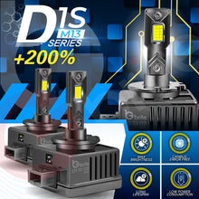 Load image into Gallery viewer, 2X GBRITE M13X D1S LED BULBS UPGRADE KIT FOR XENON HID HEADLIGHT