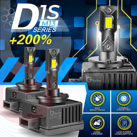 2X GBRITE M13X D1S LED BULBS UPGRADE KIT FOR XENON HID HEADLIGHT
