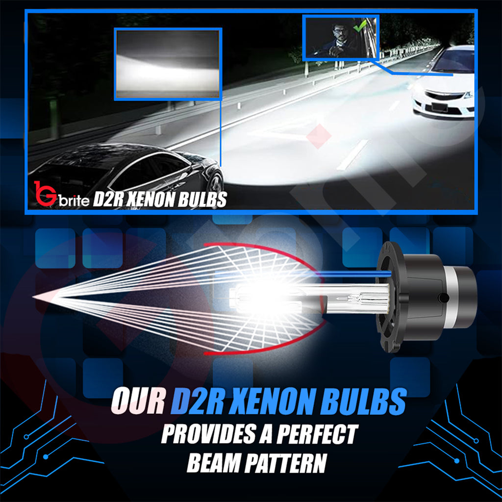 2X Gbrite D2R 35W Xenon HID Headlight Oem Replacement Bulbs