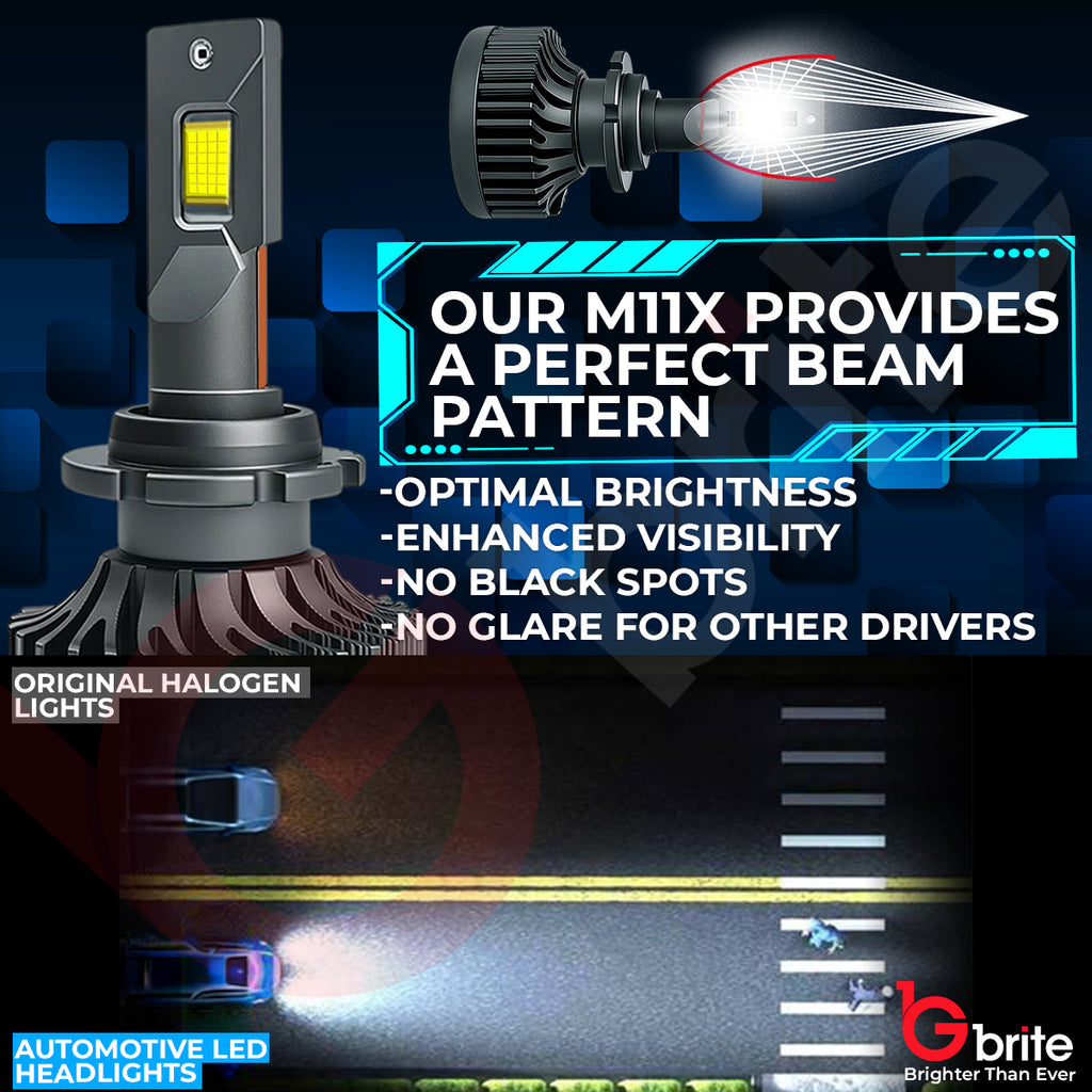 2X GBRITE M11X D2S LED BULBS UPGRADE KIT FOR XENON HID HEADLIGHT