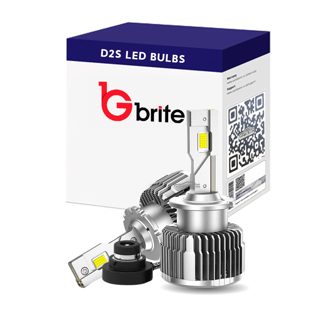 2X GBRITE D21 D2S LED BULBS UPGRADE KIT FOR XENON HID HEADLIGHT