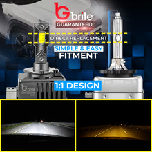 Load image into Gallery viewer, 2X GBRITE M13X D3S LED BULBS UPGRADE KIT FOR XENON HID HEADLIGHT