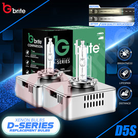 2X Gbrite D5S 25W Xenon HID Headlight Oem Replacement Bulbs