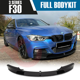 BMW 3 SERIES F30 2012 - 2018 GLOSS BLACK BLACK FULL BODYKIT