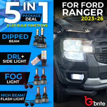 Load image into Gallery viewer, Gbrite Ford Ranger T9 LED Headlight &amp; Fog Light Bulb Kit 2023–2026