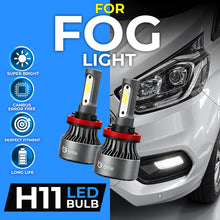 Load image into Gallery viewer, FORD TRANSIT CUSTOM 2019-2023 LED HEADLIGHT UPGRADE KIT H7 H11 CANBUS + REVERSE BULBS