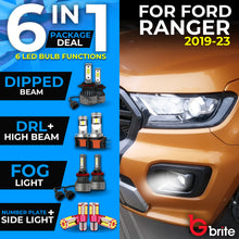 Load image into Gallery viewer, RANGER 2019+ UPGRADE PACKAGE 9012 H15 T10 CANBUS LED HEADLIGHT DRL FOG BULBS