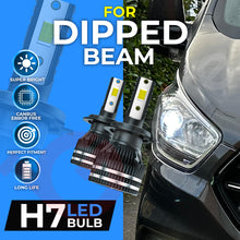 Load image into Gallery viewer, FORD TRANSIT CUSTOM 2012-2018 UPGRADE PACKAGE H7 H15 T10 CANBUS LED HEADLIGHT DRL REVERSE BULBS