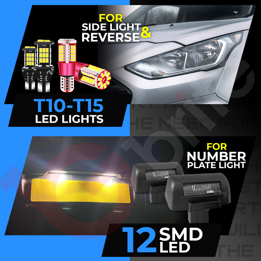 FORD TRANSIT CONNECT 2014-2018 UPGRADE PACKAGE H7 H15 T10 CANBUS LED HEADLIGHT DRL REVERSE BULBS
