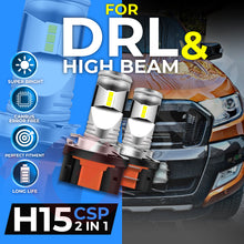 Load image into Gallery viewer, RANGER 2016-18 UPGRADE PACKAGE H15 H11 T10 CANBUS LED HEADLIGHT DRL FOG BULBS