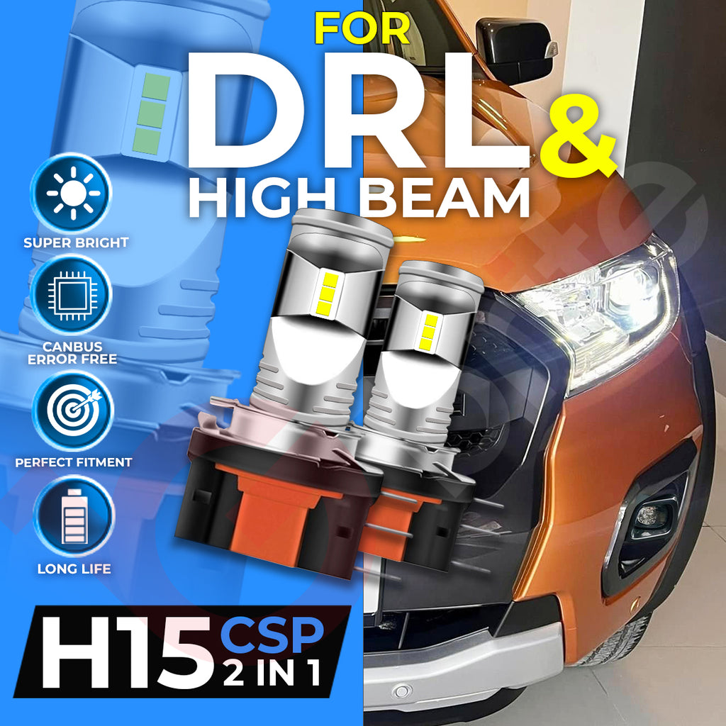 RANGER 2019+ UPGRADE PACKAGE 9012 H15 T10 CANBUS LED HEADLIGHT DRL FOG BULBS