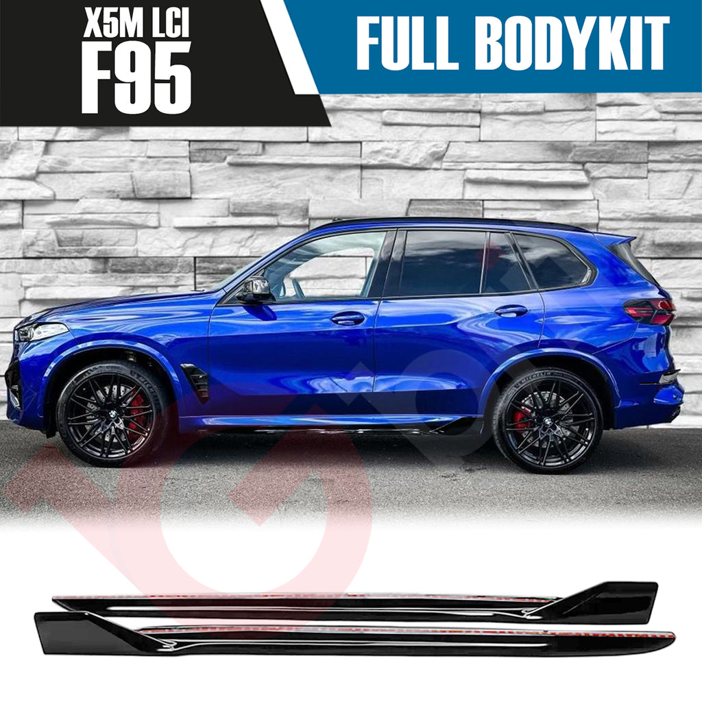 BMW X5M F95 LCI 2023+ GLOSS BLACK FULL BODYKIT