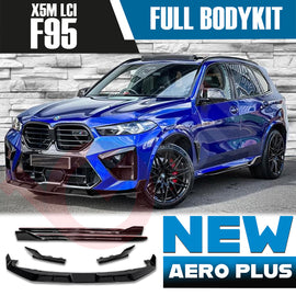 BMW X5M F95 LCI 2023+ GLOSS BLACK FULL BODYKIT