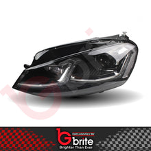 Load image into Gallery viewer, VW GOLF MK7.5 HEADLAMPS LED DRL BI LED GTD STYLE SWIPE SEQUENTIAL INDICATORS