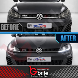 VW Golf MK7 GTI GTD Factory Xenon to MK7.5 LED Upgrade Headlights Complete Conversion
