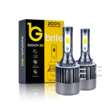 Load image into Gallery viewer, 2x GBrite SUPER NOVA 30 LED HEADLIGHT &amp; FOGLIGHT BULBS 72W 6000K XENON WHITE CANBUS