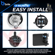 Load image into Gallery viewer, 2x G4 H7 CSP LED HEADLIGHT DIPPED BEAM UPGRADE 50W BULBS 5500K WHITE