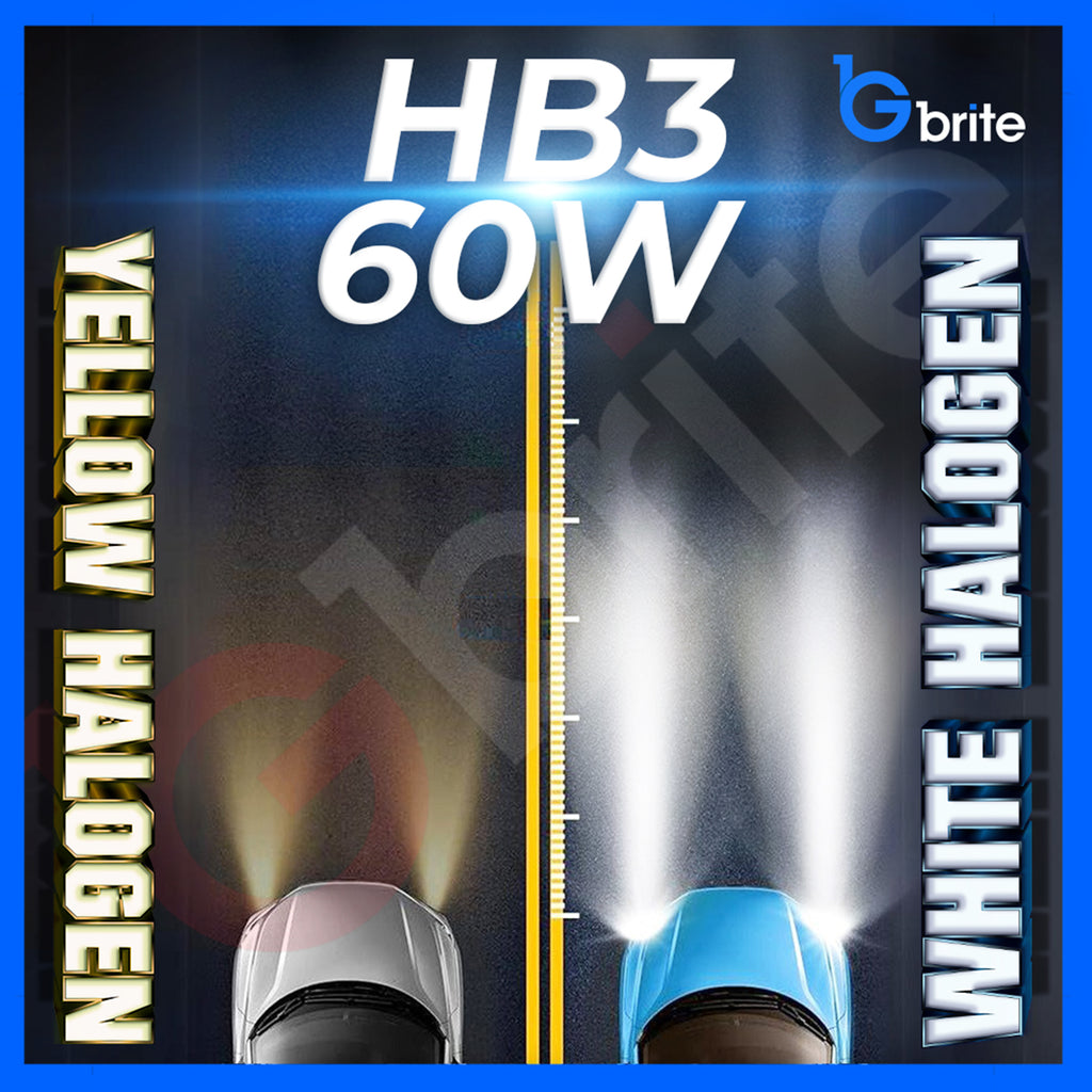 2x HB3 9005 60W SUPER XENON WHITE HEADLIGHT & FOGLIGHT BULBS 6000K