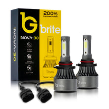 Load image into Gallery viewer, 2x GBrite Super Nova 30 LED Headlight Foglight Bulbs 72W 6000K Xenon White CANBUS Error Free