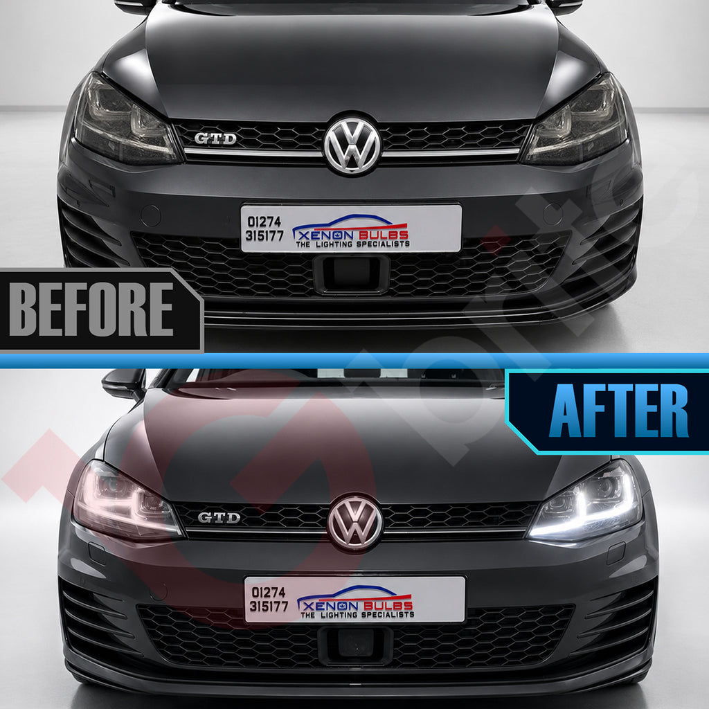 VW Golf MK7 GTI GTD Factory Xenon to MK7.5 LED Headlight Upgrade & Installation Service