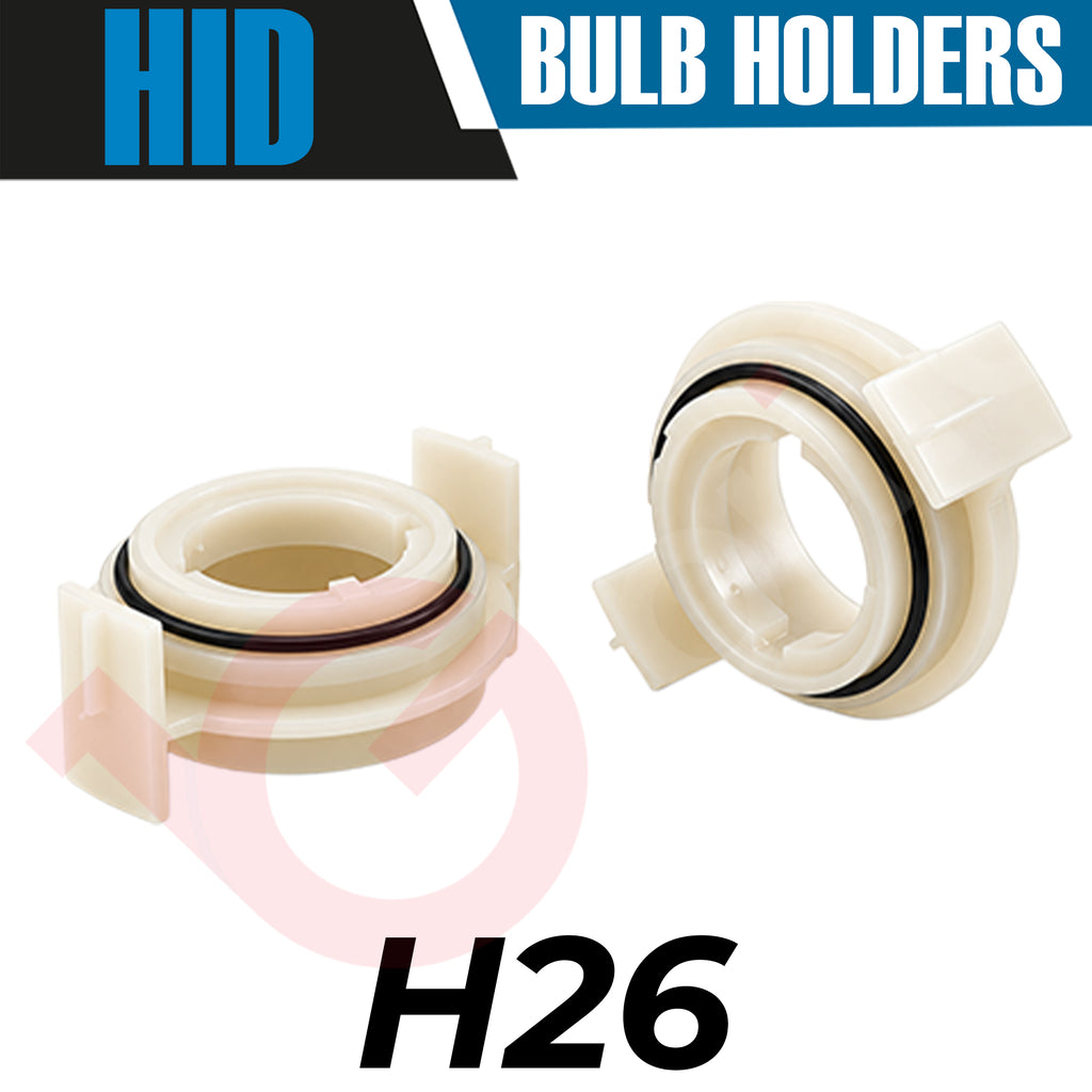 HID bulb holder and headlight adapter clip – fitting option 27