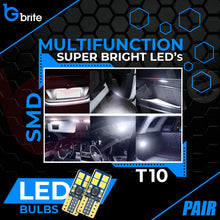 Load image into Gallery viewer, 2x T10 501 W5W 8 SMD LED SIDE LIGHT BULBS ERROR FREE CANBUS