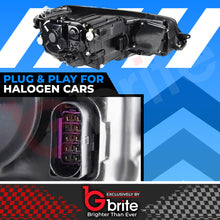 Load image into Gallery viewer, VW GOLF MK7.5 HEADLAMPS LED DRL BI LED RED STYLE SWIPE SEQUENTIAL INDICATORS