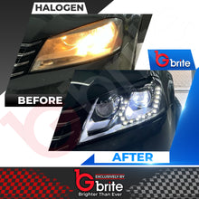 Load image into Gallery viewer, VW PASSAT 3C B7 BI LED DRL HEADLAMPS DAYTIME RUNNING LIGHT 2010 - 2014