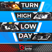 Load image into Gallery viewer, VW PASSAT 3C B7 BI LED DRL HEADLAMPS DAYTIME RUNNING LIGHT 2010 - 2014