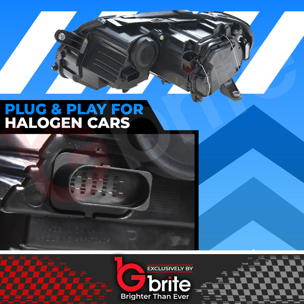 VW PASSAT 3C B7 BI LED DRL HEADLAMPS DAYTIME RUNNING LIGHT 2010 - 2014